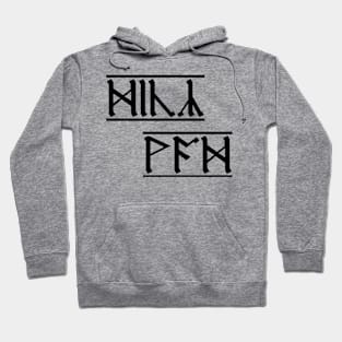 Rude Runes - Anglo-Saxon curse (3) Hoodie